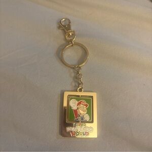Nintendo Super Nintendo World Mario Metal Key Chain Super Mario Bros.